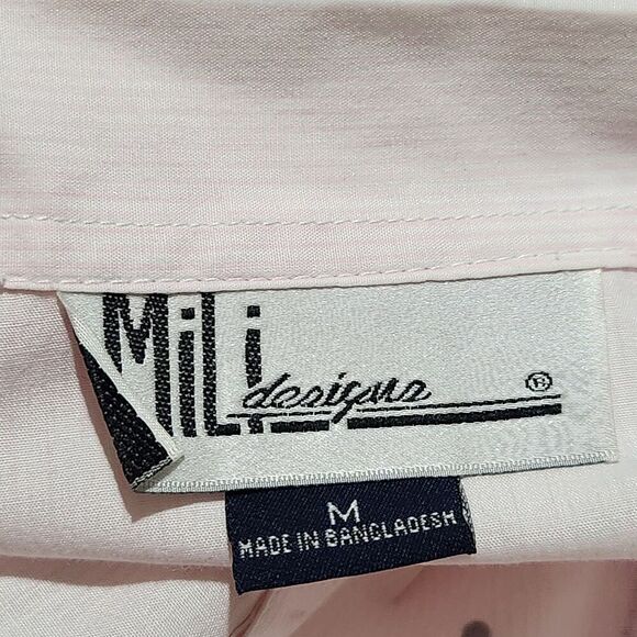 Mili Design Blouse Embroidered Beach Sandals Bikini Rhinestones Size Medium - Picture 10 of 15